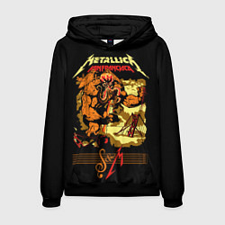 Толстовка-худи мужская Metallica - octopus monster, цвет: 3D-черный