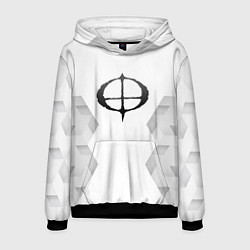 Толстовка-худи мужская Ozzy Osbourne white poly, цвет: 3D-черный