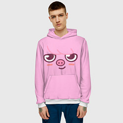 Толстовка-худи мужская Dwaekki skzoo, цвет: 3D-белый — фото 2