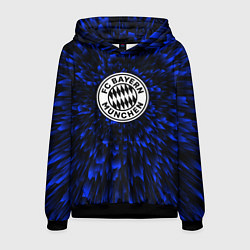 Толстовка-худи мужская Bayern blue energy, цвет: 3D-черный