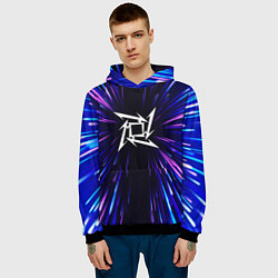 Толстовка-худи мужская Metallica neon energy, цвет: 3D-черный — фото 2