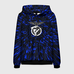 Толстовка-худи мужская Benfica blue energy, цвет: 3D-черный