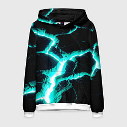 Мужская толстовка Color light blue black
