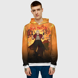 Толстовка-худи мужская Devil May Cry персонажи, цвет: 3D-белый — фото 2