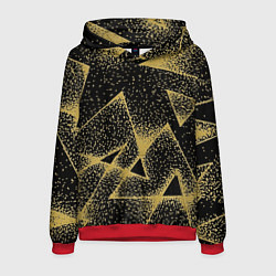 Мужская толстовка Triangle yellow with dots