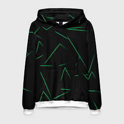 Мужская толстовка Color light green line