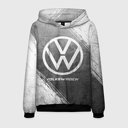 Толстовка-худи мужская Volkswagen - grey gradient, цвет: 3D-черный