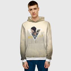 Толстовка-худи мужская Sam winchester - supernatural, цвет: 3D-белый — фото 2