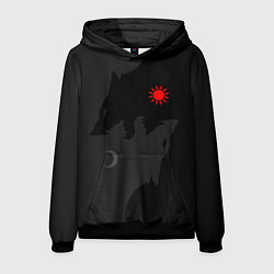 Толстовка-худи мужская Хати и Сколь, цвет: 3D-черный