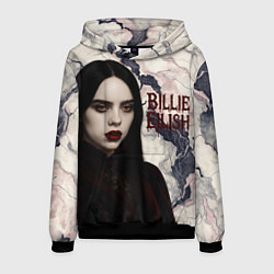 Толстовка-худи мужская Билли Айлиш в стиле готики, цвет: 3D-черный