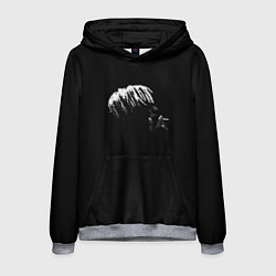 Толстовка-худи мужская Xxxtentacion dark, цвет: 3D-меланж