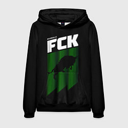 Толстовка-худи мужская FC Krasnodar, цвет: 3D-черный