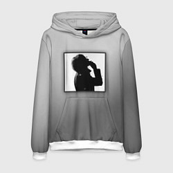 Толстовка-худи мужская Pharaoh phrequincy, цвет: 3D-белый