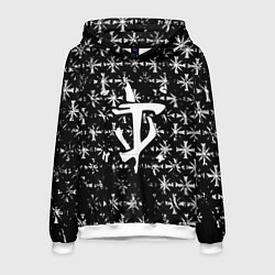 Толстовка-худи мужская Doom x farcry game, цвет: 3D-белый