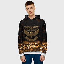 Толстовка-худи мужская Крылья Родины ВДВ, цвет: 3D-белый — фото 2