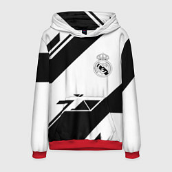 Толстовка-худи мужская Real Madrid geometry, цвет: 3D-красный