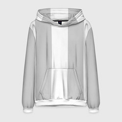 Толстовка-худи мужская Color white grey, цвет: 3D-белый