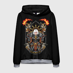 Толстовка-худи мужская Adeptus Sororitas - Warhammer, цвет: 3D-меланж