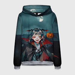 Толстовка-худи мужская Вампирша МаоМао - Монолог Фармацевта аниме Хэллоуи, цвет: 3D-меланж