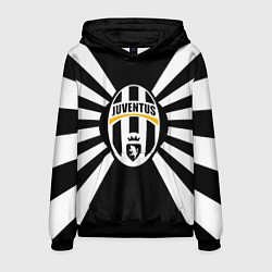Толстовка-худи мужская Ювентус линии, цвет: 3D-черный