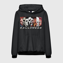 Толстовка-худи мужская Герои ужасов, цвет: 3D-черный
