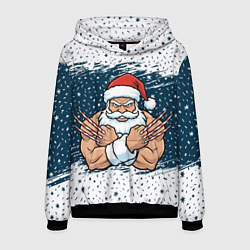 Толстовка-худи мужская Сантамаха, цвет: 3D-черный