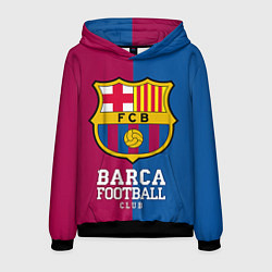 Толстовка-худи мужская Barca Football, цвет: 3D-черный