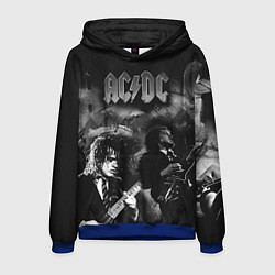 Толстовка-худи мужская AC/DC, цвет: 3D-синий