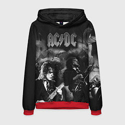 Толстовка-худи мужская AC/DC, цвет: 3D-красный