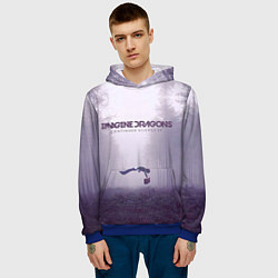 Толстовка-худи мужская Imagine Dragons: Silence, цвет: 3D-синий — фото 2