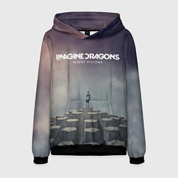 Толстовка-худи мужская Imagine Dragons: Night Visions, цвет: 3D-черный