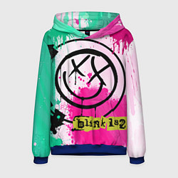 Толстовка-худи мужская Blink-182: Purple Smile, цвет: 3D-синий