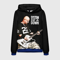 Толстовка-худи мужская System of a Down, цвет: 3D-синий