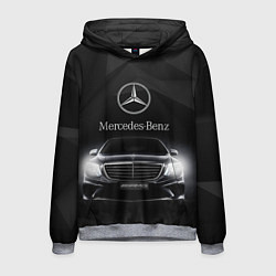 Толстовка-худи мужская Mercedes, цвет: 3D-меланж