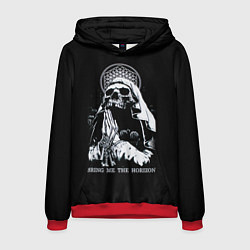 Толстовка-худи мужская BMTH: Skull Pray, цвет: 3D-красный