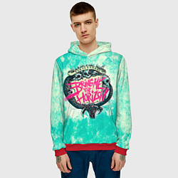 Толстовка-худи мужская BMTH: Sempiternal, цвет: 3D-красный — фото 2