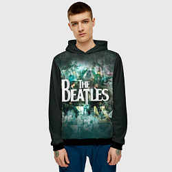 Толстовка-худи мужская The Beatles Stories, цвет: 3D-черный — фото 2