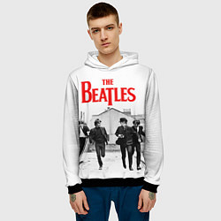 Толстовка-худи мужская The Beatles: Break цвета 3D-черный — фото 2