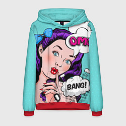 Толстовка-худи мужская PO ART, цвет: 3D-красный