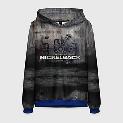 Толстовка-худи мужская Nickelback Repository, цвет: 3D-синий