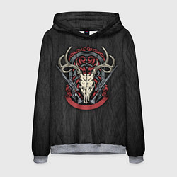 Толстовка-худи мужская Охотничий трофей, цвет: 3D-меланж