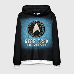 Толстовка-худи мужская Star Trek: United Federation, цвет: 3D-белый
