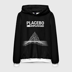 Толстовка-худи мужская Placebo: Unplugged, цвет: 3D-белый