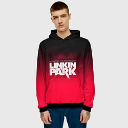 Толстовка-худи мужская Linkin Park: Minutes to midnight, цвет: 3D-черный — фото 2