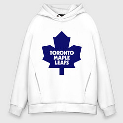 Толстовка оверсайз мужская Toronto Maple Leafs, цвет: белый