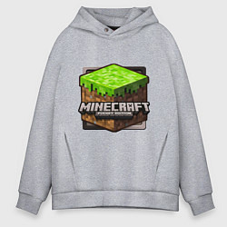 Толстовка оверсайз мужская Minecraft: Pocket Edition, цвет: меланж