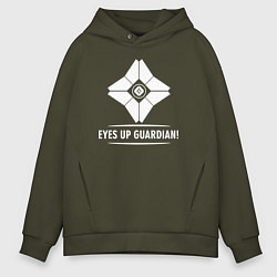 Толстовка оверсайз мужская Eyes Up Guardian, цвет: хаки