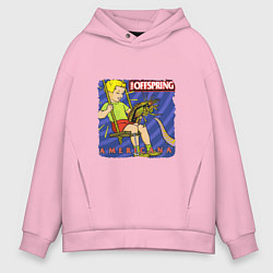 Толстовка оверсайз мужская The Offspring: Americana, цвет: светло-розовый