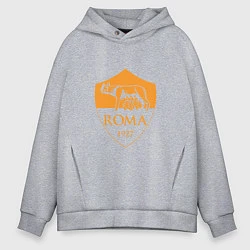 Толстовка оверсайз мужская AS Roma: Autumn Top, цвет: меланж