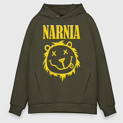Толстовка оверсайз мужская Narnia, цвет: хаки